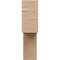 Ekena Millwork 7"W x 28"D x 28"H Thin Chapel Hill Rough Cedar Woodgrain TimberThane Corbel, Primed Tan CORUR07X28X28CHPRCPR - alternate 3